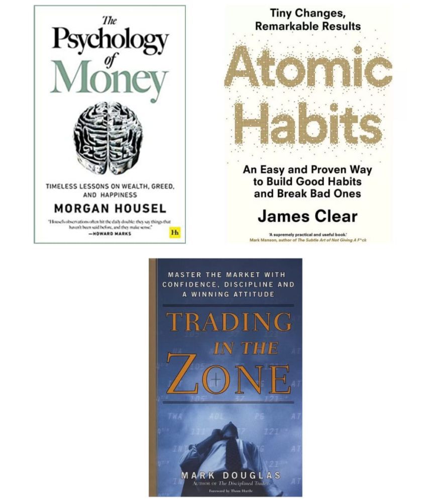     			( Combo of 3 ) Psychology of money + Atomic habit + Trending Zone
