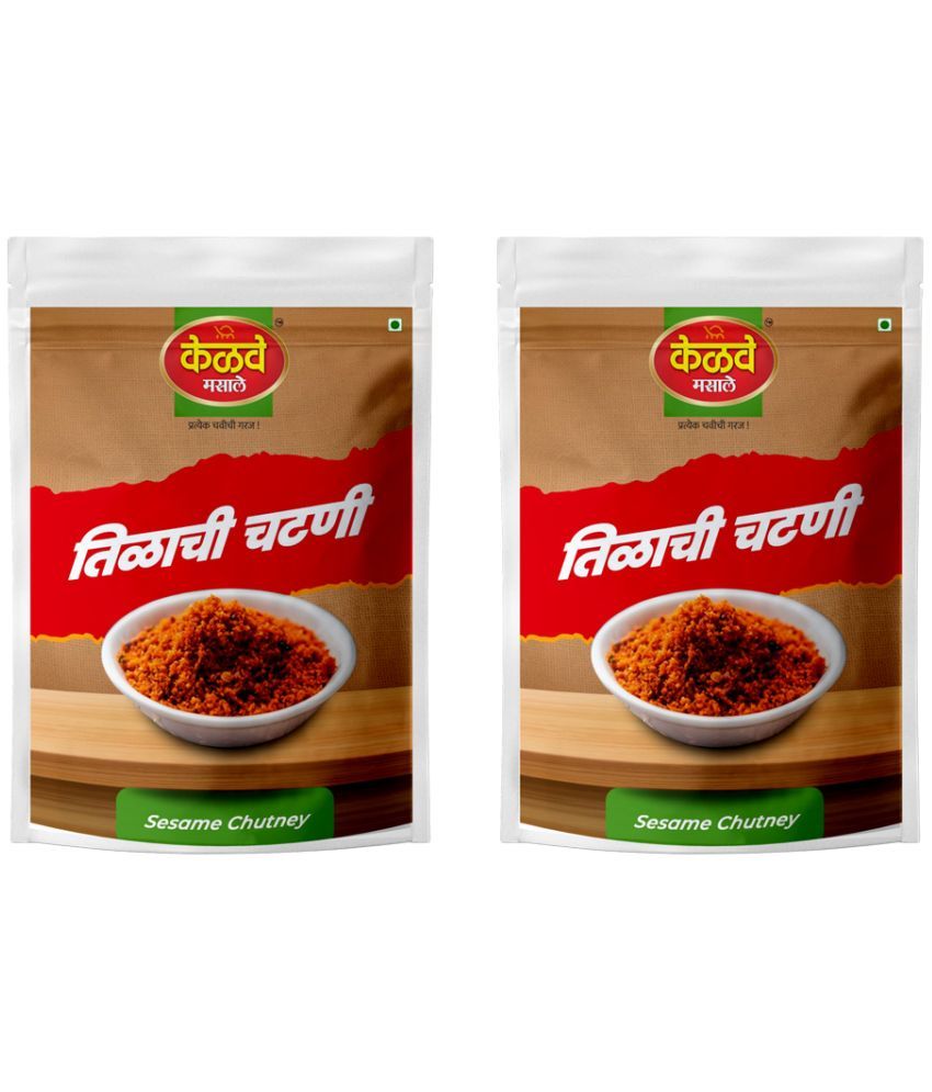 KELVE MASALE Til Chutney Chutney 300 g Pack of 2: Buy KELVE MASALE Til ...