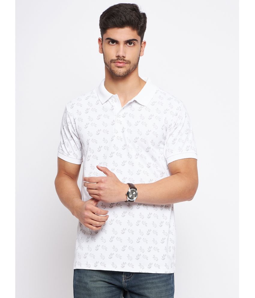     			MXN - White Cotton Regular Fit Men's Polo T Shirt ( Pack of 1 )
