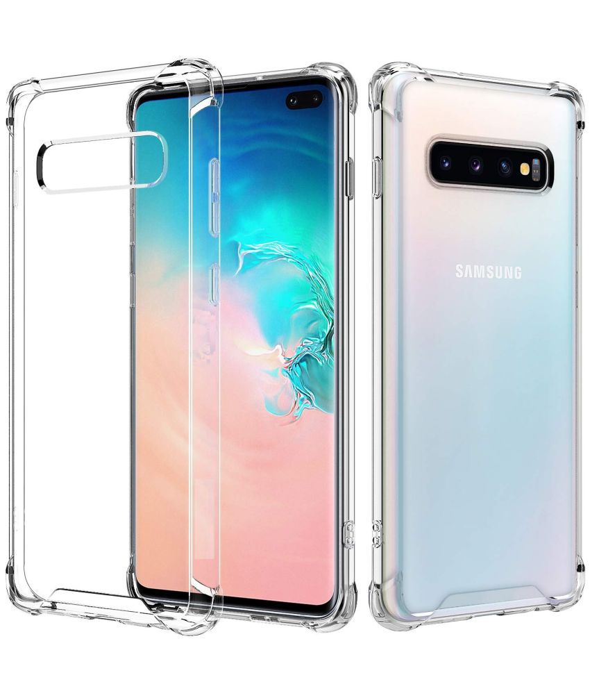     			Spectacular Ace - Transparent Silicon Bumper Cases Compatible For Samsung Galaxy S10 Plus ( Pack of 1 )