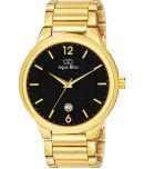 AQUA BLISS - Gold Stainless Steel Analog Men's Watch