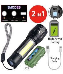 Rock Light - 10W Rechargeable Flashlight Torch ( Pack of 1 )