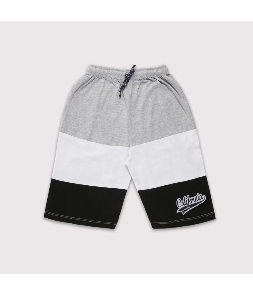     			Nottie planet - Dark Grey Cotton Boys Shorts ( Pack of 1 )