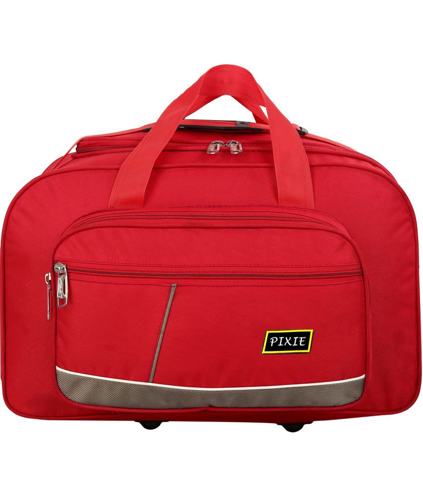     			Pixie - Red Canvas Duffle Bag