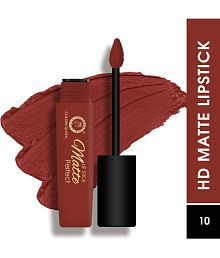 Colors Queen Matte Perfect Liquid Lipstick, Non Transfer &amp; Waterproof Liquid Lipstick For Women (Brick Red)