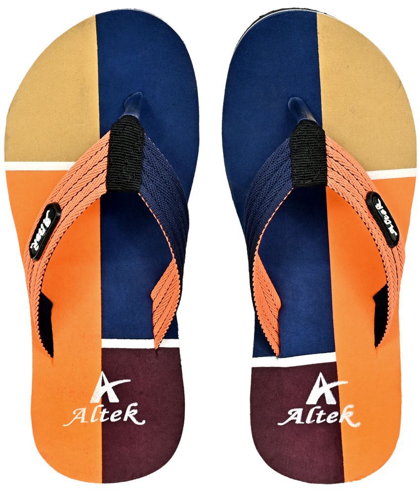    			Altek - Navy Men's Thong Flip Flop