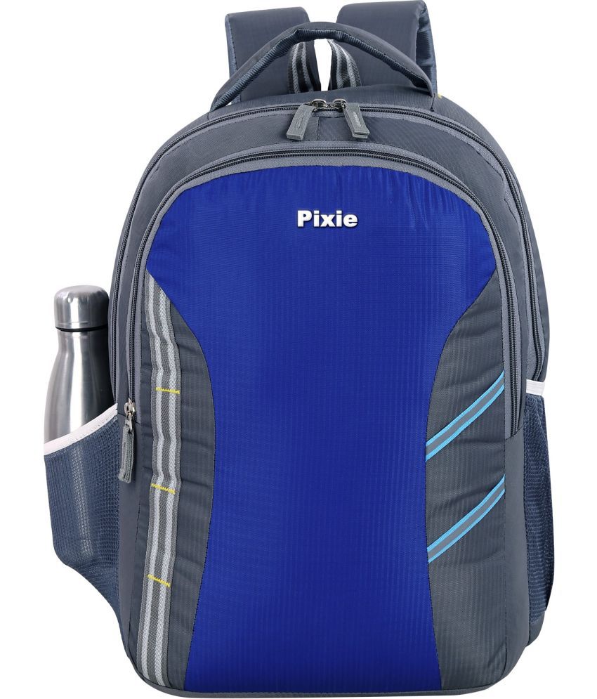     			Pixie - GREY Polyester Backpack ( 35 Ltrs )