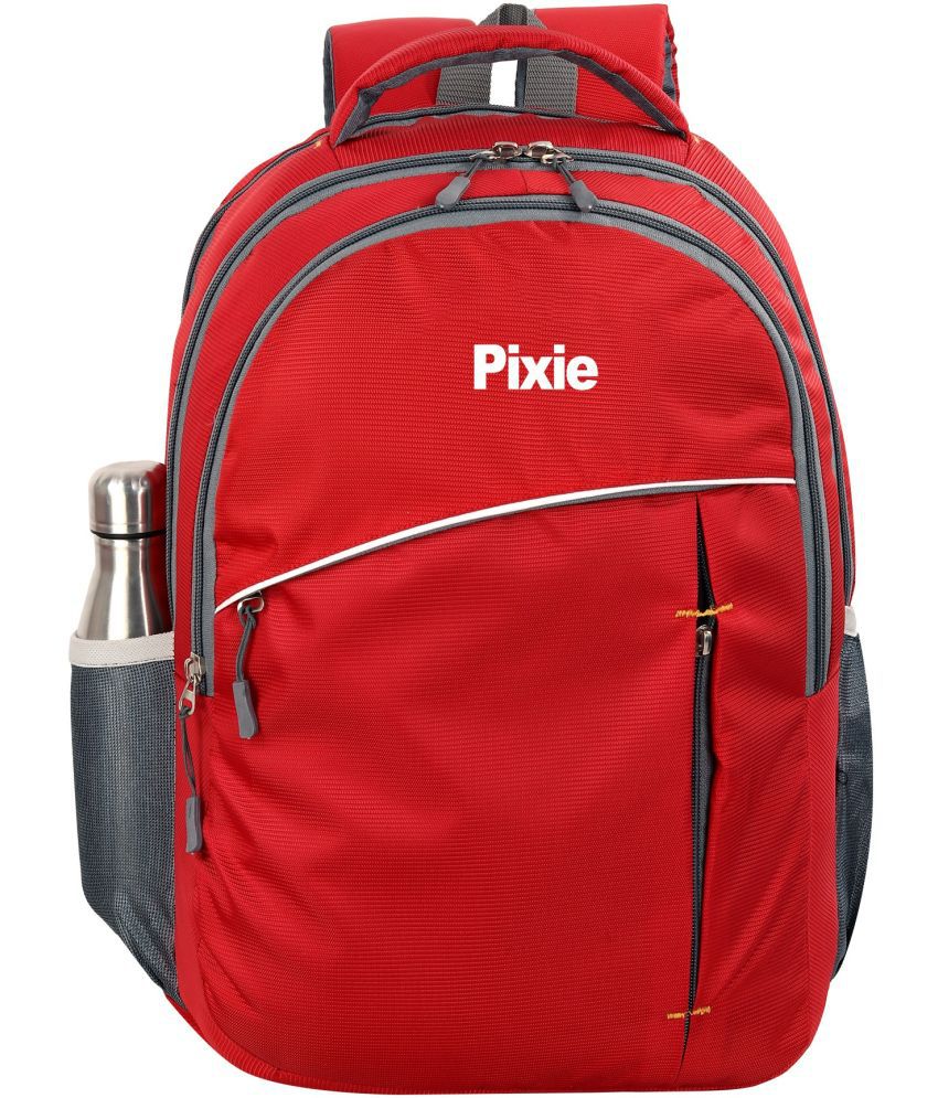     			Pixie - RED Polyester Backpack ( 35 Ltrs )