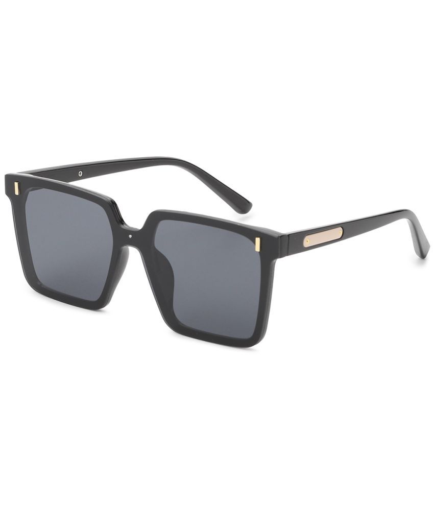     			Style Smith - Black Oversized Sunglasses ( Pack of 1 )
