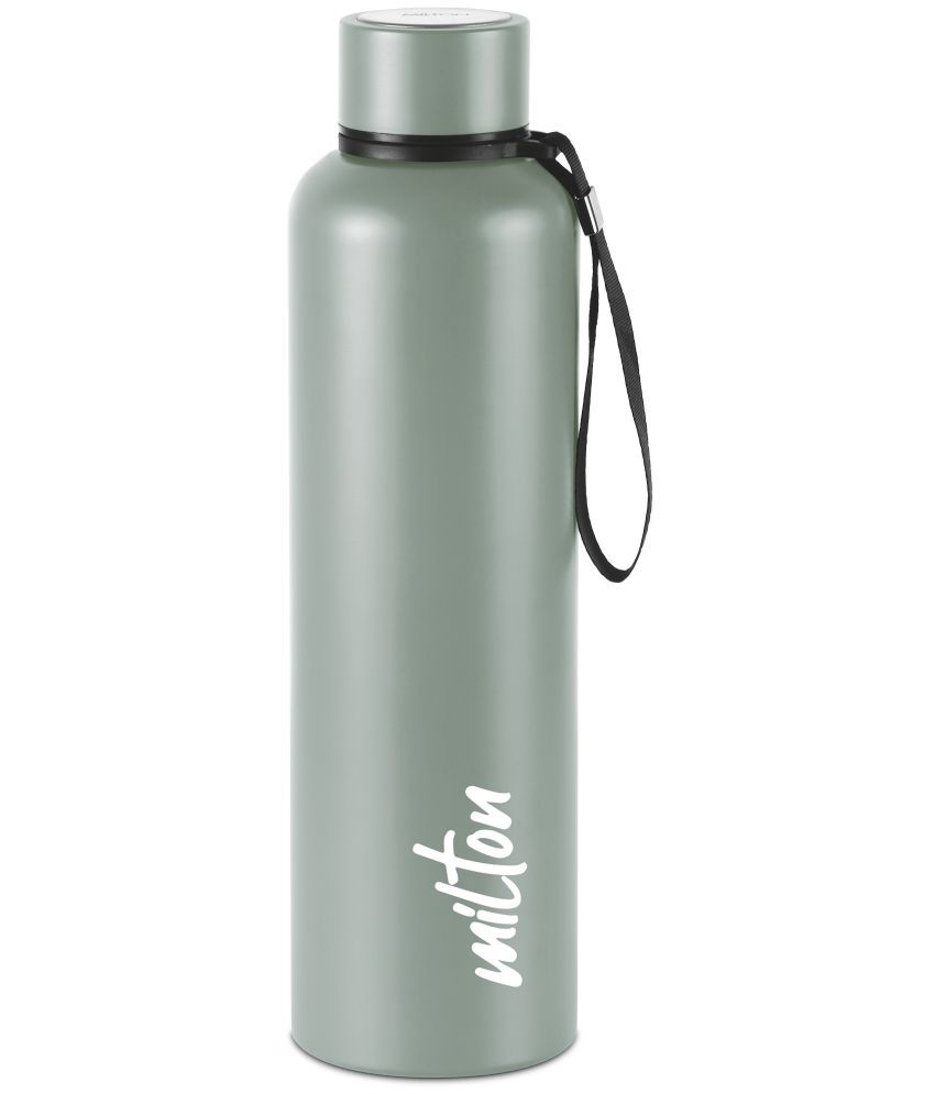     			Milton Aura 1000 Thermosteel Bottle, 1.05 Litre, Grey | 24 Hours Hot and Cold | Easy to Carry | Rust & Leak Proof | Tea | Coffee | Office| Gym | Home | Kitchen | Hiking | Trekking | Travel Bottle