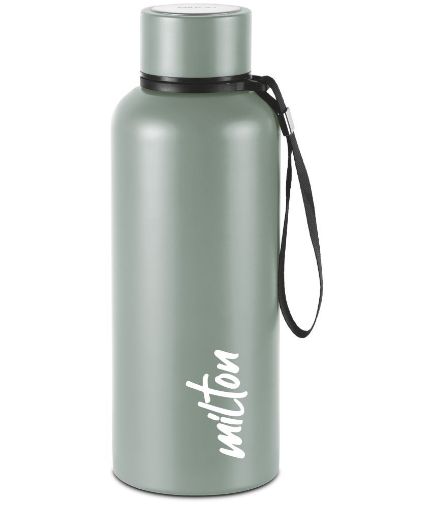     			Milton Aura 750 Thermosteel Bottle, 750 ml, Grey | 24 Hours Hot and Cold | Easy to Carry | Rust Proof | Leak Proof | Tea | Coffee | Office| Gym | Home | Kitchen | Hiking | Trekking | Travel Bottle