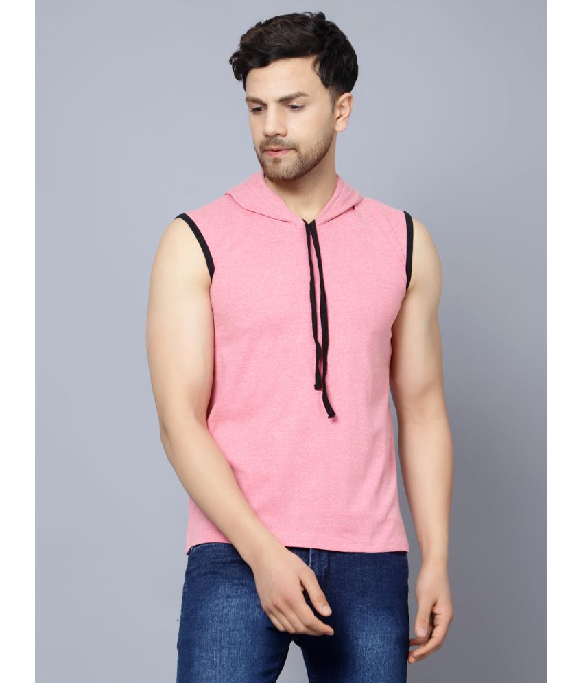     			Diaz - Pink Cotton Blend Regular Fit Men's T-Shirt ( Pack of 1 )