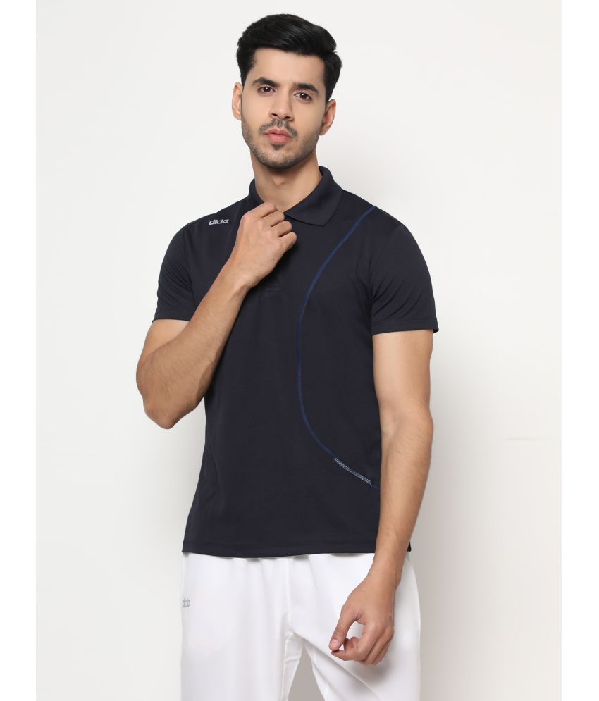     			Dida - Navy Polyester Regular Fit Men's Sports Polo T-Shirt ( Pack of 1 )