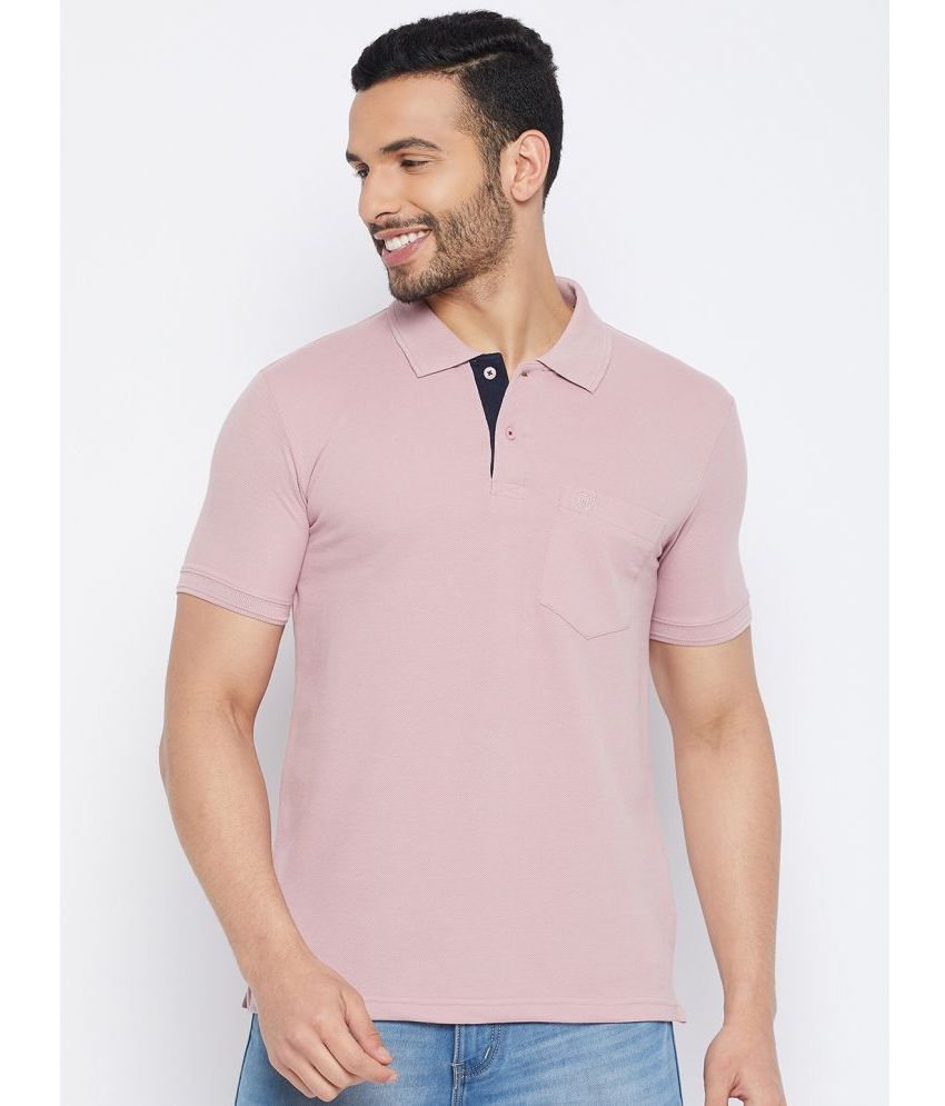     			Duke - Pink Cotton Blend Regular Fit Men's Polo T Shirt ( Pack of 1 )