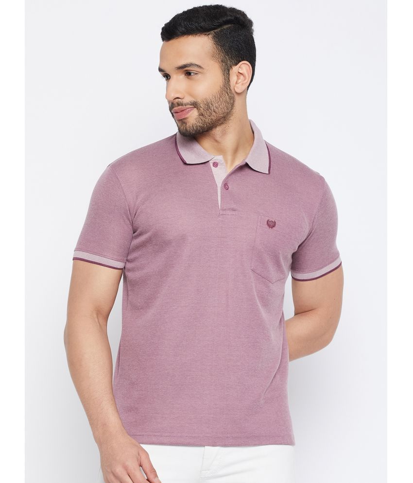     			Duke - Purple Cotton Blend Regular Fit Men's Polo T Shirt ( Pack of 1 )