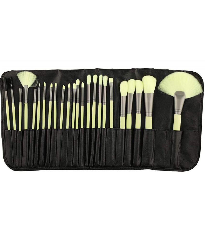     			Foolzy Professional Makeup Brush Green  (24 Pcs Wood) Synthetic Foundation Brush 24 Pcs 249 g