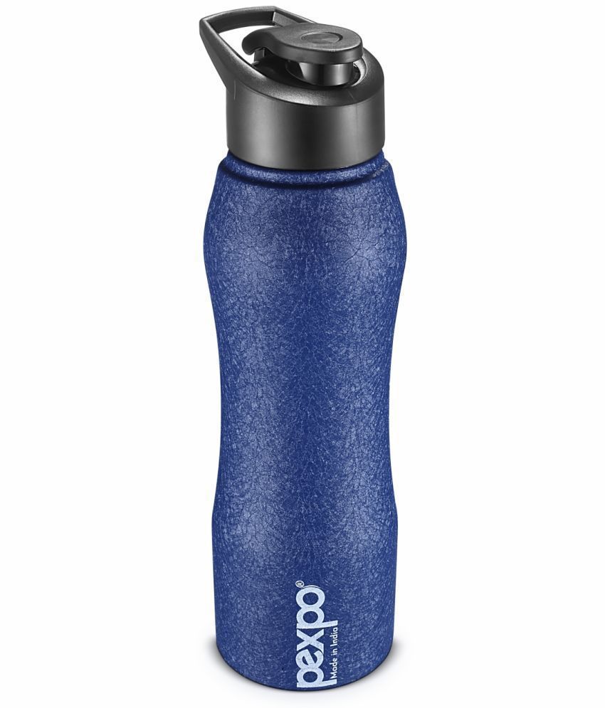     			PEXPO 750 ml Stainless Steel Sports Water Bottle (Set of 1, Blue, Bistro)