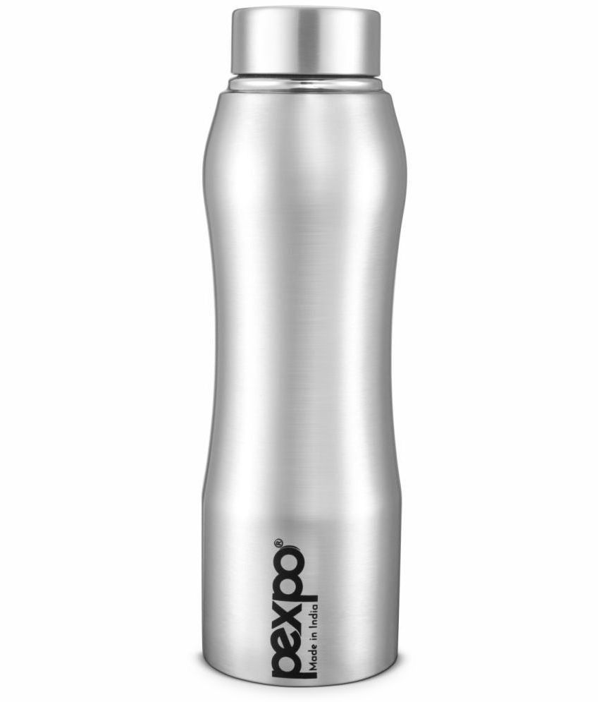     			PEXPO 750 ml Stainless Steel Fridge Water Bottle (Set of 1, Silver, Bistro)