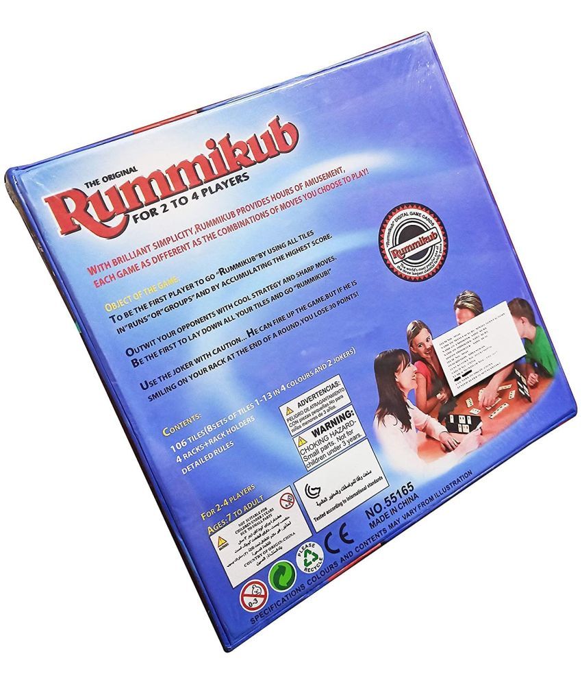 Tickles Rummikub Experience Numbers Mini Game,Its 106 Tiles (8 Set of