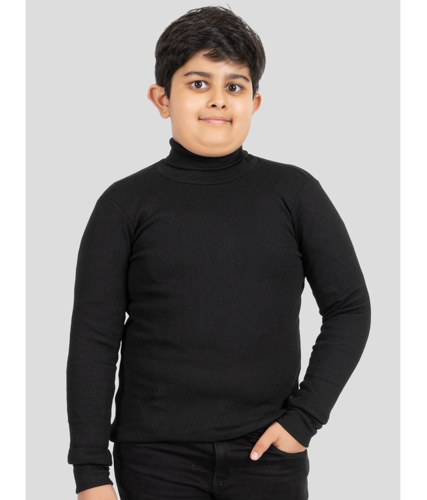     			YHA Pack of 1 Boys Woollen T-Shirt ( Black )