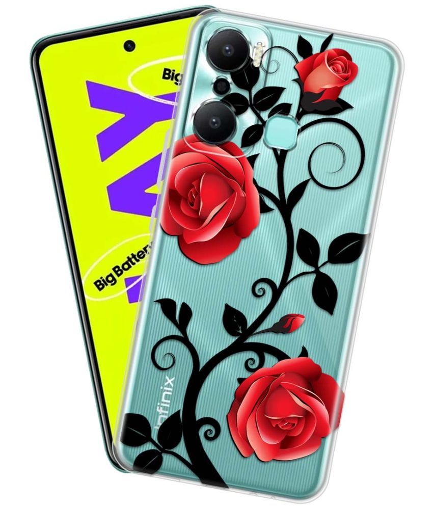     			NBOX - Multicolor Silicon Printed Back Cover Compatible For Infinix Hot 20 Play ( Pack of 1 )