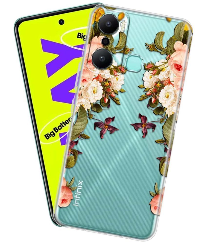     			NBOX - Multicolor Silicon Printed Back Cover Compatible For Infinix Hot 20 Play ( Pack of 1 )