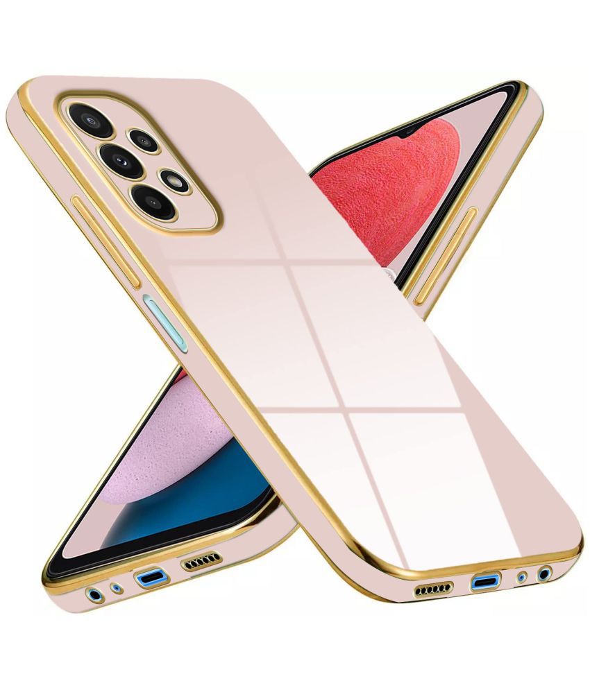     			NBOX - Pink Silicon Plain Cases Compatible For Samsung Galaxy A33 5G ( Pack of 1 )
