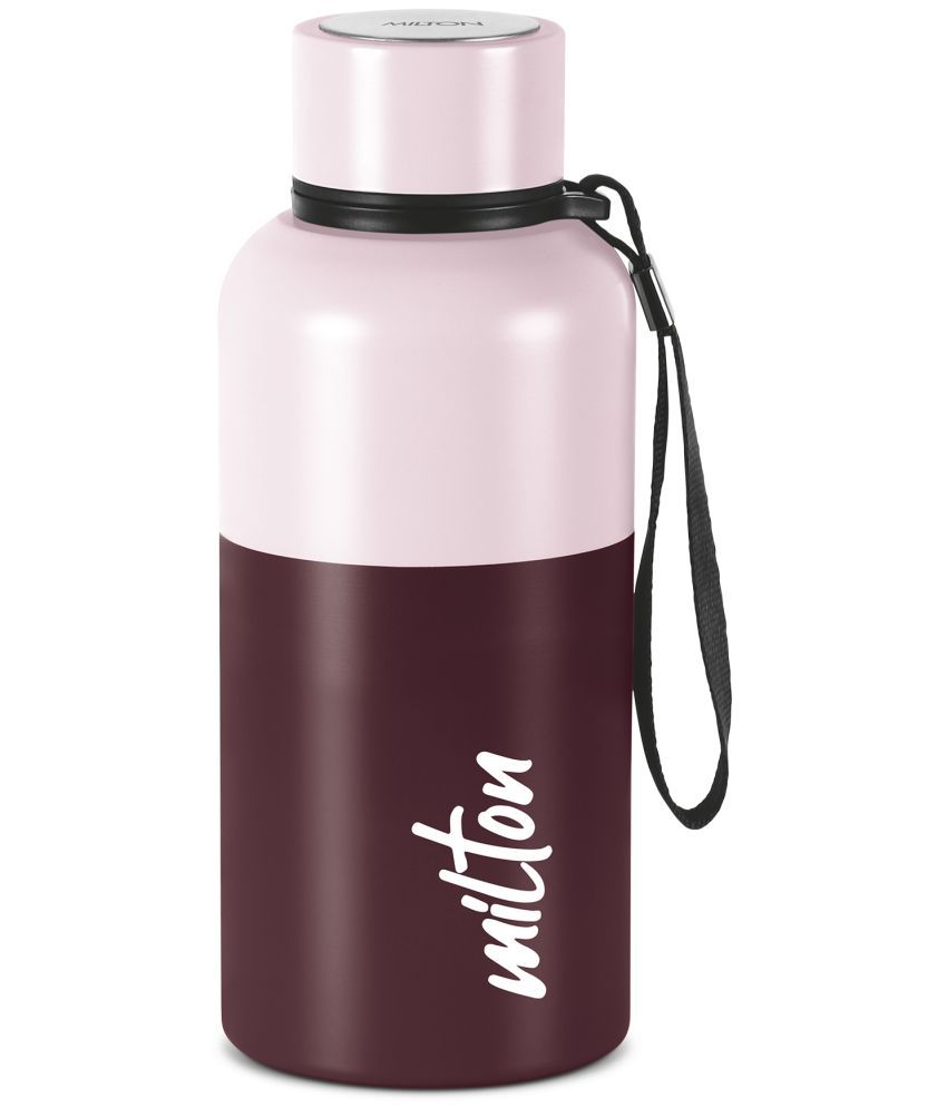     			Milton Ancy 500 Thermosteel Water Bottle, 520 ml, Brown | 24 Hours Hot and Cold | Easy to Carry | Rust Proof | Tea | Coffee | Office| Gym | Home | Kitchen | Hiking | Trekking | Travel Bottle