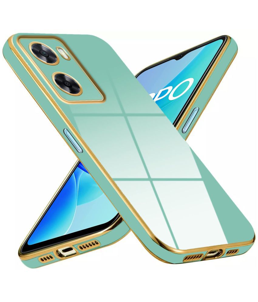     			NBOX - Green Silicon Plain Cases Compatible For Oppo A57 ( Pack of 1 )