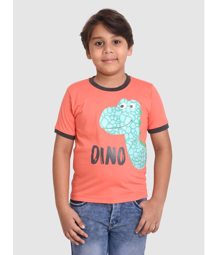     			Neo Garments - Orange Unisex T-Shirt ( Pack of 1 )