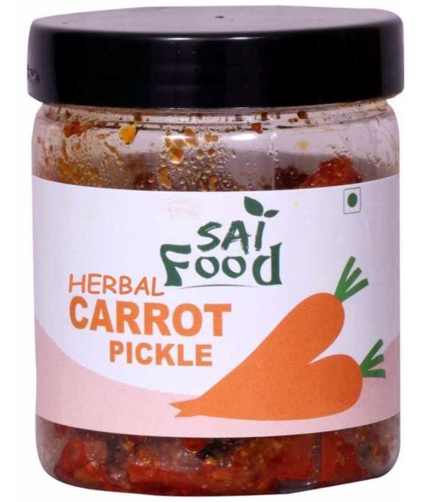     			SAi Food Carrot Pickle Handcrafted with Zero Preservatives, No Artificial Colors & Flavors Pickle 250 g