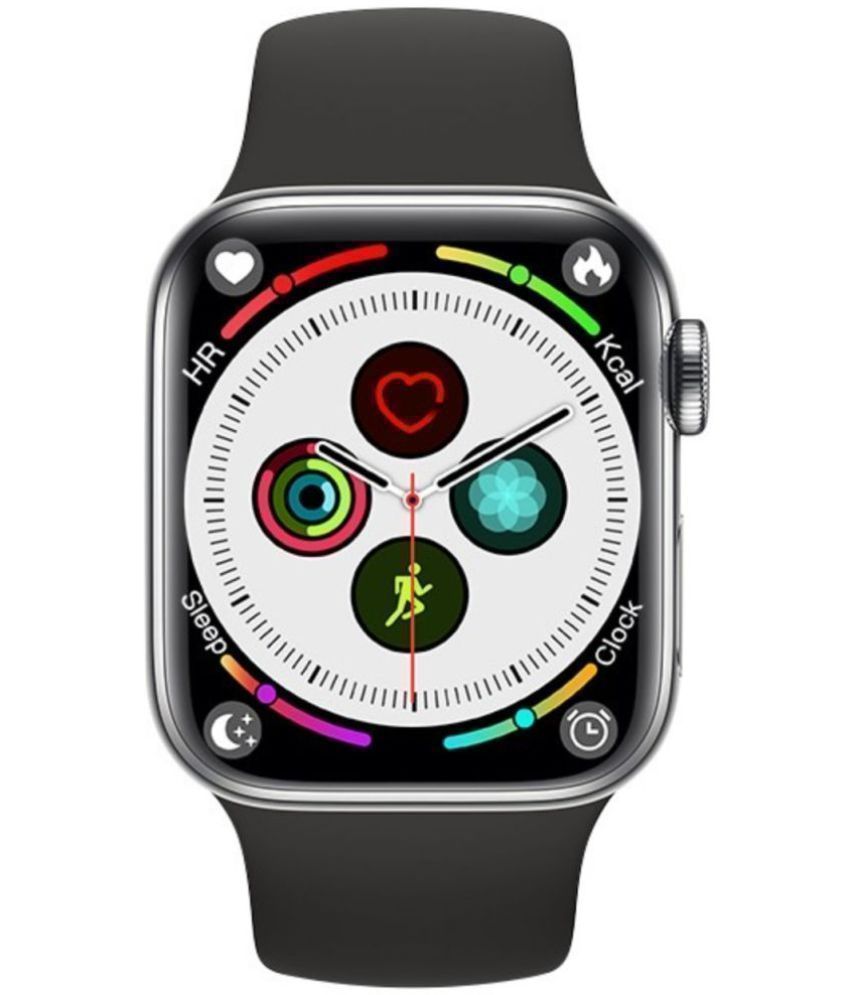     			VEhop - BT Calling, 1.86" Large Display Black Smart Watch