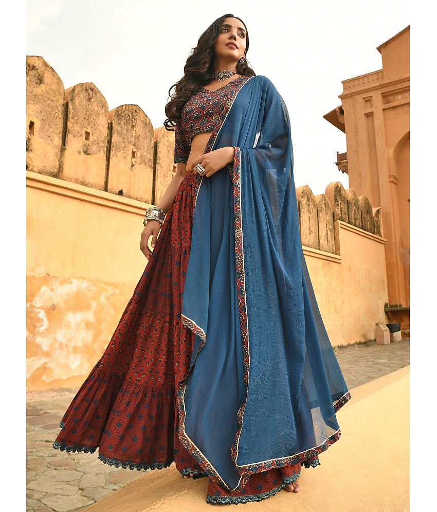 Craftsvilla - Rs.1299 Check out this beautiful lehenga choli here :  http://www.craftsvilla .com/catalog/product/view/id/4269327/s/24-karat-online-dark-blue-wedding-wear- lehenga-choli/ | Facebook
