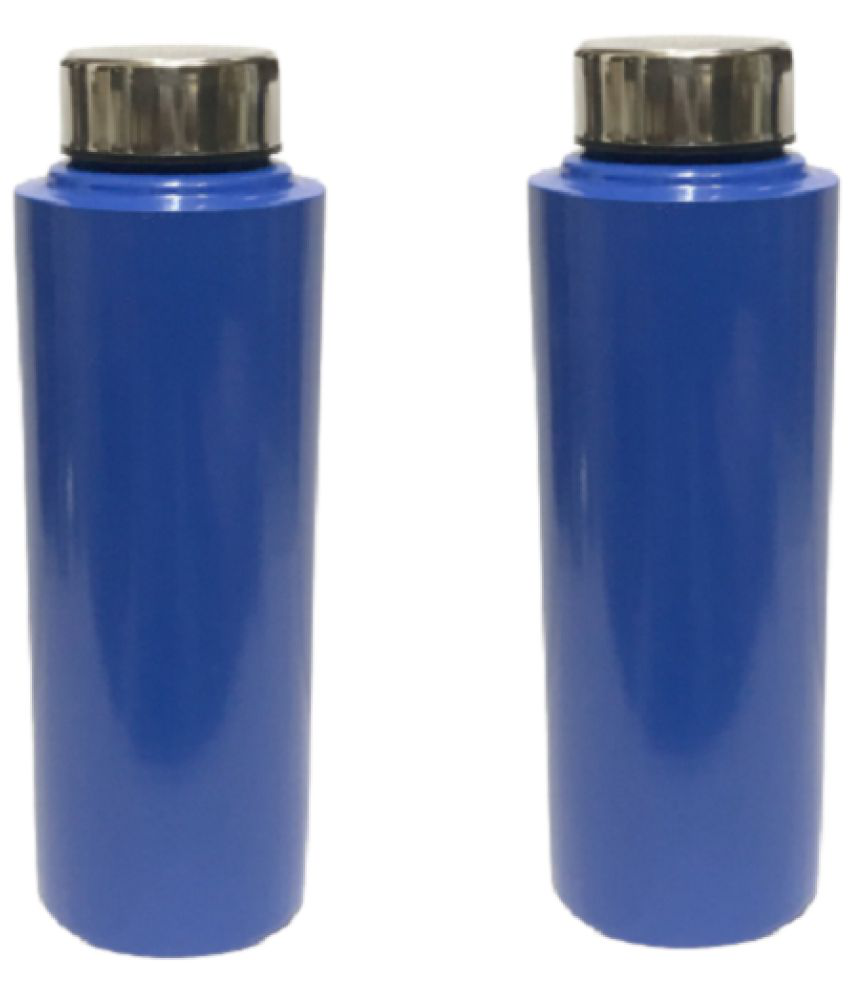     			Dynore - 2 Fridge Bottle 750 ml Navy Blue Water Bottle 750 ml mL ( Set of 2 )