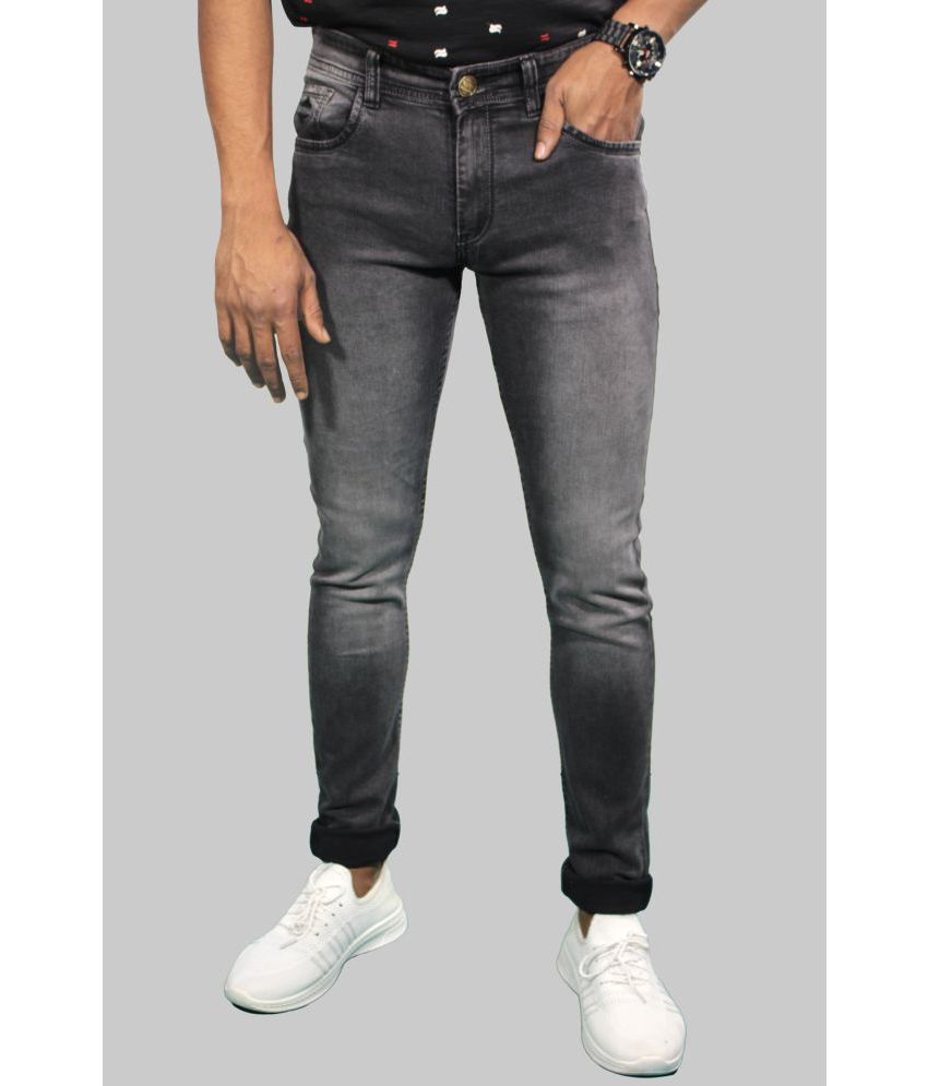     			plounge - Black Denim Slim Fit Men's Jeans ( Pack of 1 )