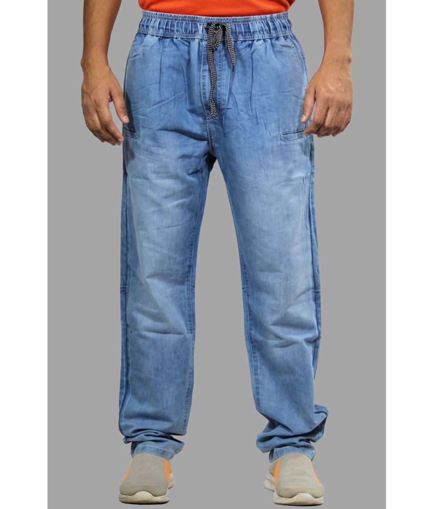 plounge - Blue Denim Regular Fit Men's Jeans ( Pack of 1 )