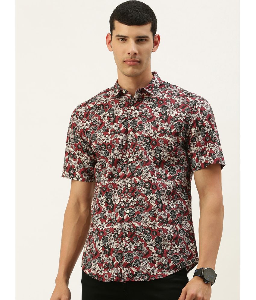     			Bene Kleed - Maroon 100% Cotton Regular Fit Men's Casual Shirt ( Pack of 1 )