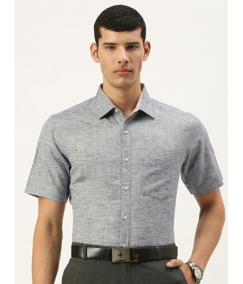     			IVOC - Blue Polyester Regular Fit Men's Casual Shirt ( Pack of 1 )