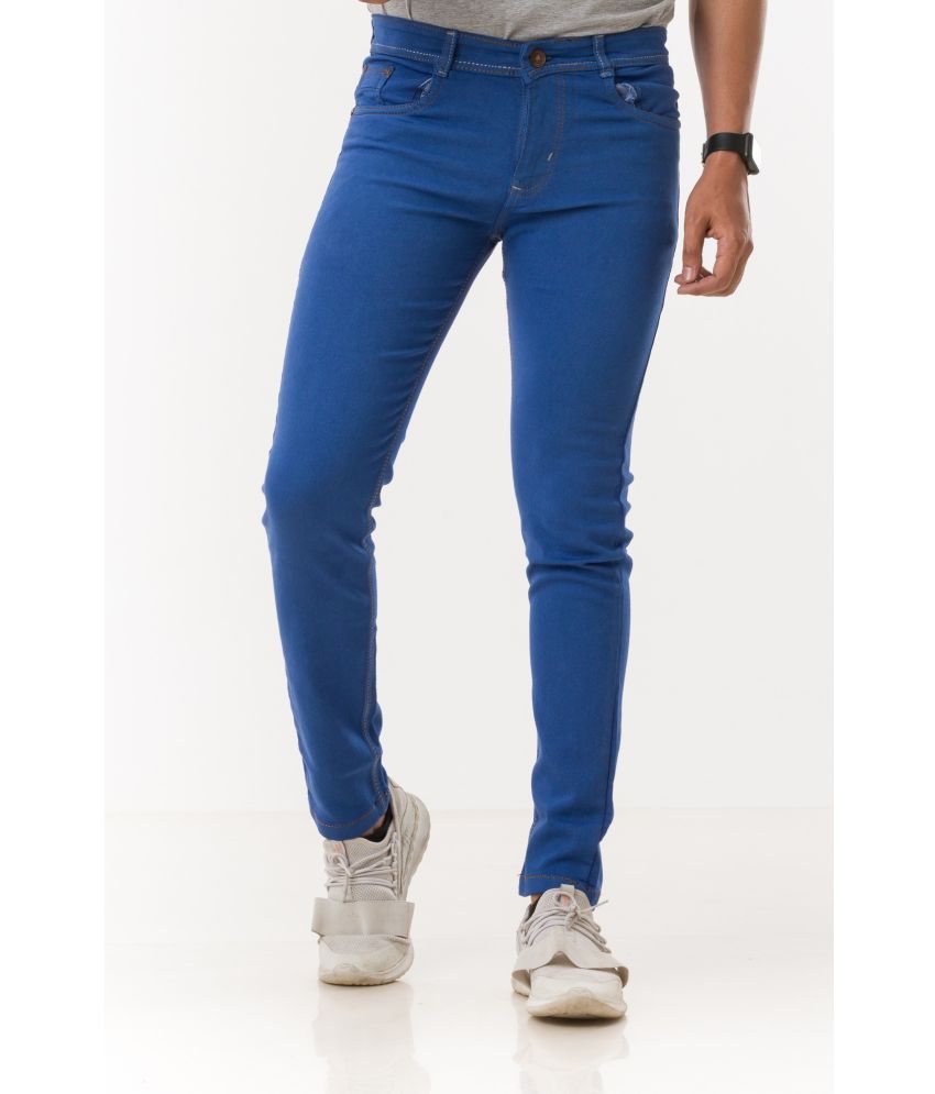     			L,Zard - Light Blue Denim Slim Fit Men's Jeans ( Pack of 1 )