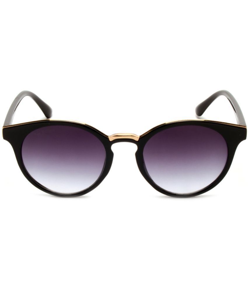     			MESPEE - Black Round Sunglasses ( Pack of 1 )