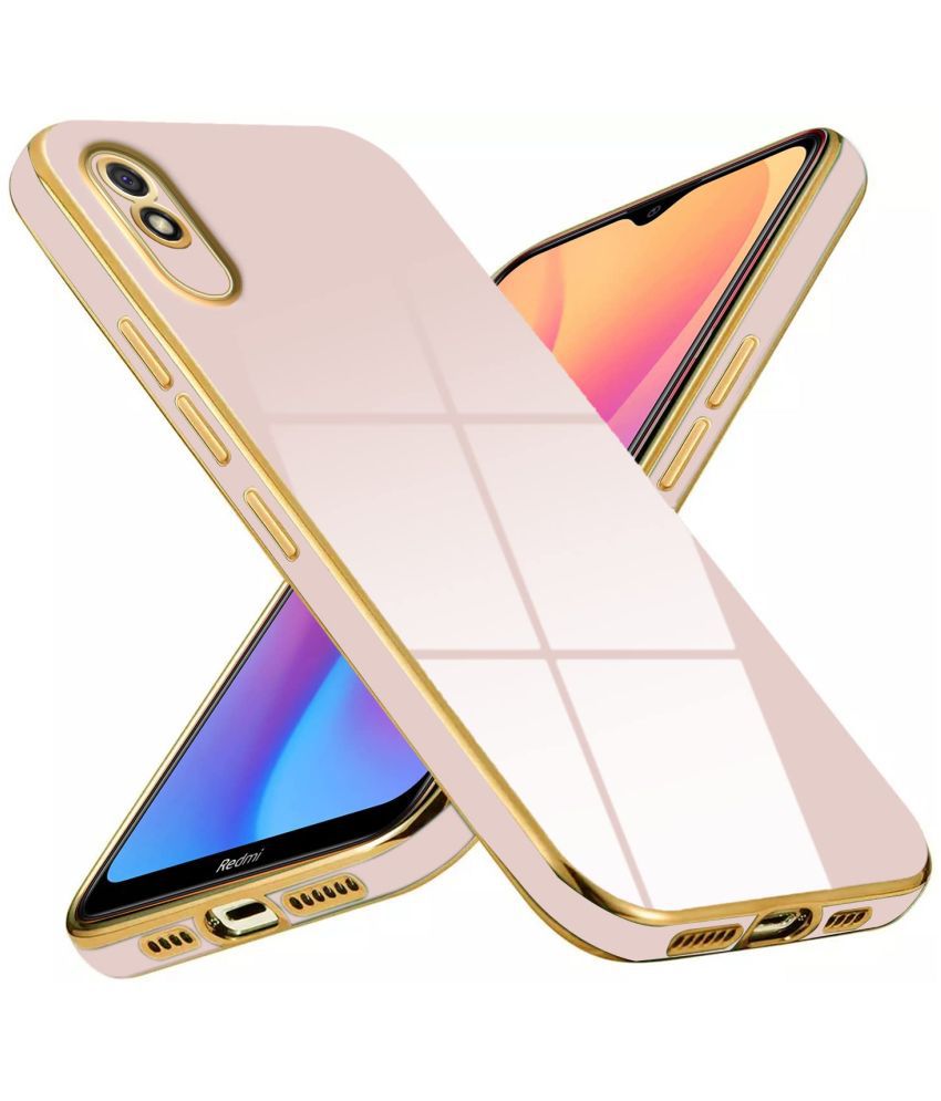     			NBOX - Pink Silicon Plain Cases Compatible For Xiaomi Redmi 9A ( Pack of 1 )