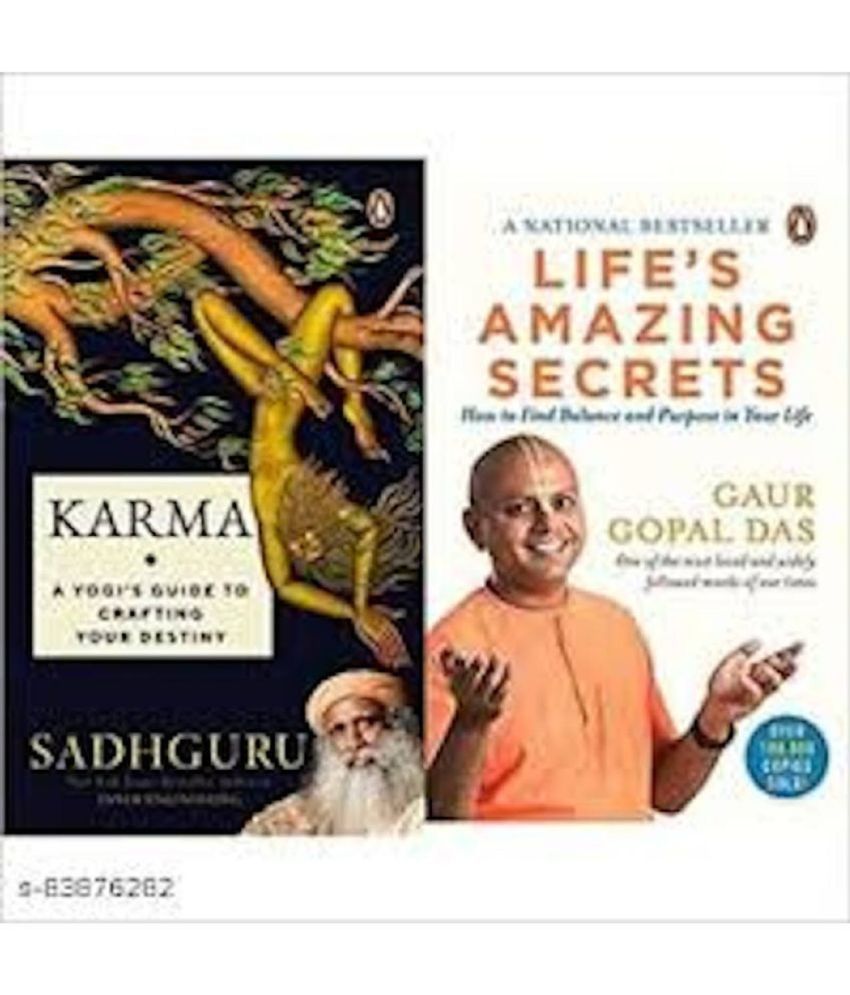     			Combo Of 2( Karma + Life's Amazing Secrets) (Paperback, SADHGURU AND GAUR GOPAL DAS