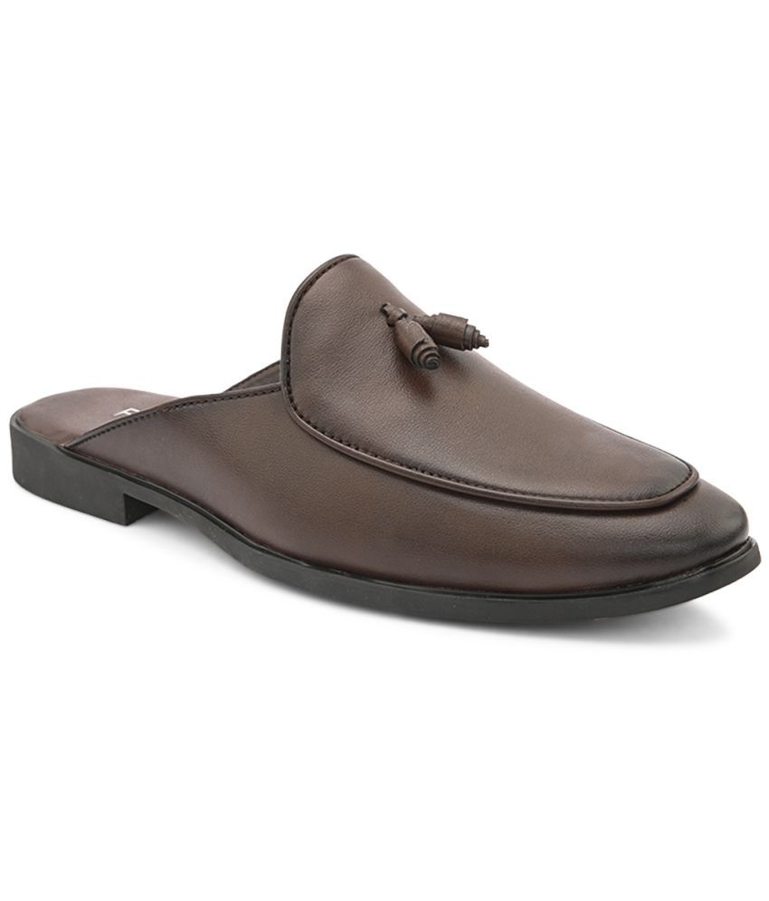     			Fentacia - Brown Men's Mules Shoes