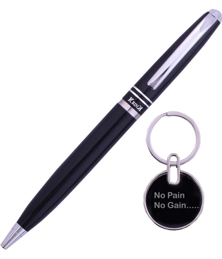     			Krink Antique ANT-PEN-KC4 Ball pen Metal  body with free Key Chain Pen Gift Set