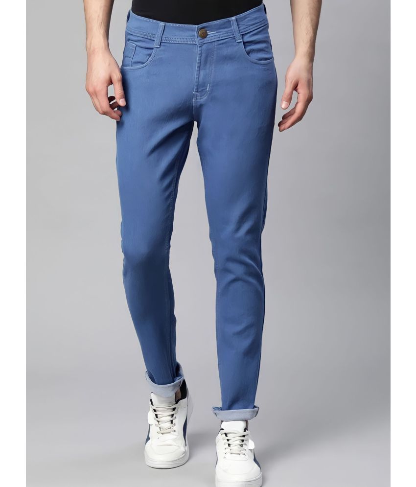     			Trendzo - Blue Denim Regular Fit Men's Jeans ( Pack of 1 )