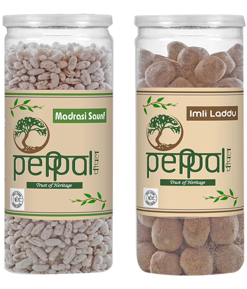     			Peppal Madrasi Saunf 100g & Imli Laddu 200g Candy Drops 300 gm
