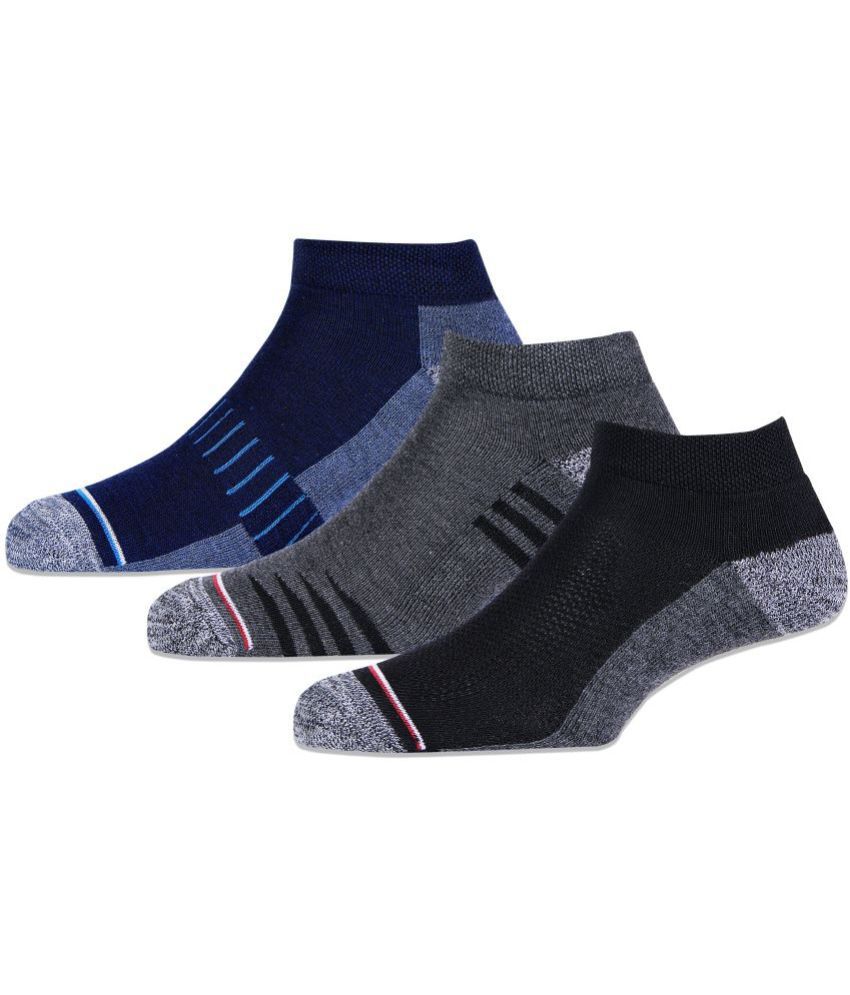     			RC. ROYAL CLASS - Cotton Blend Men's Colorblock Multicolor Ankle Length Socks ( Pack of 3 )