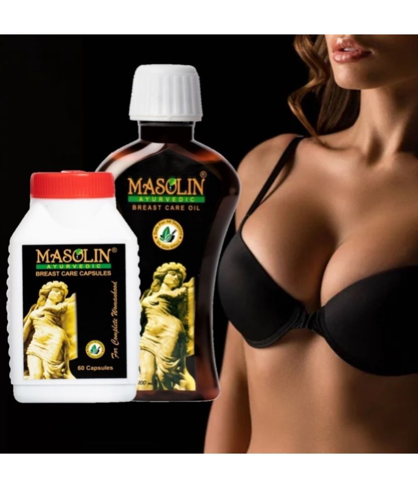     			MASOLIN HERBAL Ayurvedic Women Brest Care Oil & Capsule Oil 2 no.s Pack Of 1