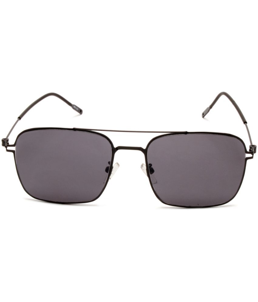     			MESPEE - Black Square Sunglasses ( Pack of 1 )