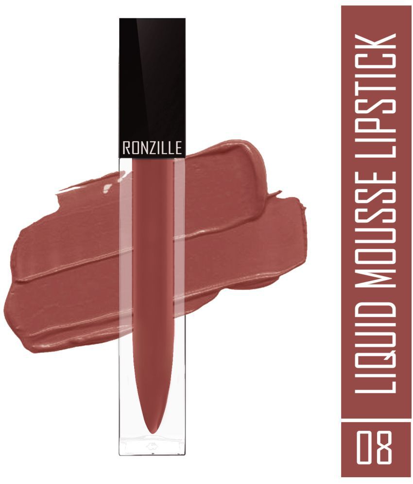     			Ronzille Fantastic Long smash mousse liquid lipstick -08